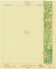 Kildare, Texas 1948 () USGS Old Topo Map Reprint 15x15 TX Quad 109993