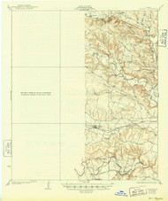 Killeen, Texas 1930 (1949) USGS Old Topo Map Reprint 15x15 TX Quad 110004