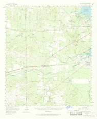 Knickerbocker, Texas 1957 (1968) USGS Old Topo Map Reprint 15x15 TX Quad 110052