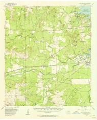 Knickerbocker, Texas 1957 (1958) USGS Old Topo Map Reprint 15x15 TX Quad 110053