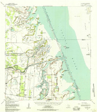 La Leona, Texas 1955 (1957) USGS Old Topo Map Reprint 15x15 TX Quad 110123
