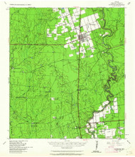 La Pryor, Texas 1939 (1962) USGS Old Topo Map Reprint 15x15 TX Quad 110151