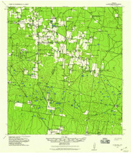 La Reforma, Texas 1939 (1959) USGS Old Topo Map Reprint 15x15 TX Quad 110153