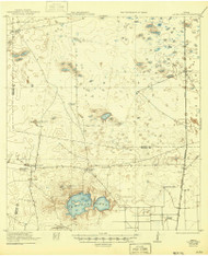 La Sal Vieja, Texas 1922 (1946) USGS Old Topo Map Reprint 15x15 TX Quad 110157