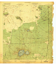 La Sal Vieja, Texas 1922 () USGS Old Topo Map Reprint 15x15 TX Quad 128458