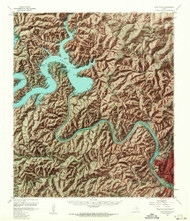 Lake Travis, Texas 1959 (1964) USGS Old Topo Map Reprint 15x15 TX Quad 110251