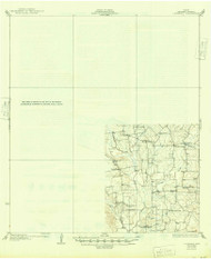 Lockhart, Texas 1930 (1949) USGS Old Topo Map Reprint 15x15 TX Quad 109283