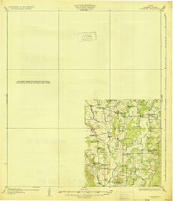 Lockhart, Texas 1930 () USGS Old Topo Map Reprint 15x15 TX Quad 128499
