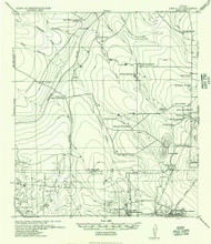Loma Alta, Texas 1937 (1956) USGS Old Topo Map Reprint 15x15 TX Quad 109296
