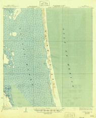 Potrero Lopeno, Texas 1923 (1946) USGS Old Topo Map Reprint 15x15 TX Quad 109338