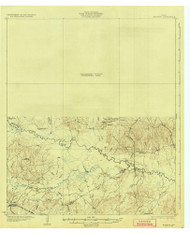 Manning, Texas 1932 () USGS Old Topo Map Reprint 15x15 TX Quad 128523
