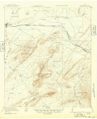 Marathon, Texas 1921 (1949) USGS Old Topo Map Reprint 15x15 TX Quad 109495