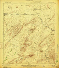 Marathon, Texas 1921 () USGS Old Topo Map Reprint 15x15 TX Quad 128452