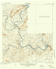 Marble Falls, Texas 1932 (1949) USGS Old Topo Map Reprint 15x15 TX Quad 109501