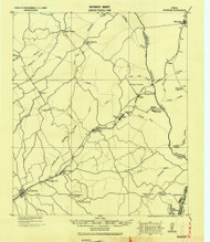 Marquez, Texas 1930 () USGS Old Topo Map Reprint 15x15 TX Quad 128500