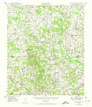Martins Mills, Texas 1948 (1974) USGS Old Topo Map Reprint 15x15 TX Quad 109550