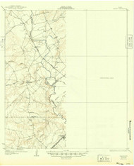 Mathis, Texas 1927 (1949) USGS Old Topo Map Reprint 15x15 TX Quad 109569