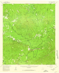 McGee Bend, Texas 1958 (1959) USGS Old Topo Map Reprint 15x15 TX Quad 109629