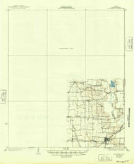McKinney, Texas 1929 (1949) USGS Old Topo Map Reprint 15x15 TX Quad 109637