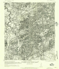Medina Lake, Texas 1956 () USGS Old Topo Map Reprint 15x15 TX Quad 109681