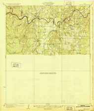 Mercury, Texas 1928 () USGS Old Topo Map Reprint 15x15 TX Quad 128489
