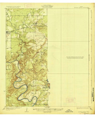 Mineral Wells, Texas 1927 () USGS Old Topo Map Reprint 15x15 TX Quad 128478