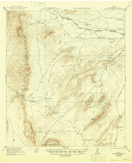 Monument Spring, Texas 1921 (1946) USGS Old Topo Map Reprint 15x15 TX Quad 111142