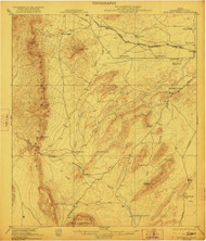 Monument Spring, Texas 1921 (1922) USGS Old Topo Map Reprint 15x15 TX Quad 128459