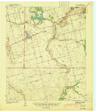 Morita, Texas 1941 () USGS Old Topo Map Reprint 15x15 TX Quad 111176