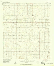New Home, Texas 1957 (1958) USGS Old Topo Map Reprint 15x15 TX Quad 115250