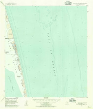 North of Port Isabel, Texas 1955 (1957) USGS Old Topo Map Reprint 15x15 TX Quad 115261