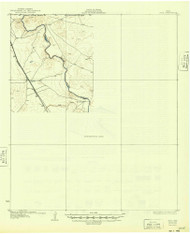 Orla, Texas 1931 (1949) USGS Old Topo Map Reprint 15x15 TX Quad 116084