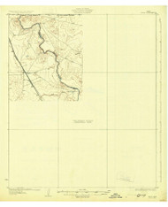 Orla, Texas 1931 () USGS Old Topo Map Reprint 15x15 TX Quad 128515