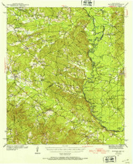 Patroon, Texas 1944 (1954) USGS Old Topo Map Reprint 15x15 TX Quad 115266