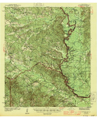 Patroon, Texas 1944 () USGS Old Topo Map Reprint 15x15 TX Quad 115267