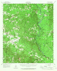Patroon, Texas 1956 (1967) USGS Old Topo Map Reprint 15x15 TX Quad 115268