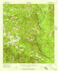 Patroon, Texas 1956 (1957) USGS Old Topo Map Reprint 15x15 TX Quad 115269