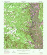 Patroon, Texas 1956 (1971) USGS Old Topo Map Reprint 15x15 TX Quad 115270