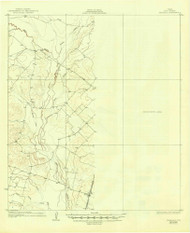 Pearsall, Texas 1927 (1949) USGS Old Topo Map Reprint 15x15 TX Quad 115273