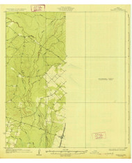Pearsall, Texas 1927 () USGS Old Topo Map Reprint 15x15 TX Quad 128484