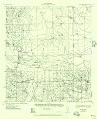 Piedra Creek, Texas 1956 () USGS Old Topo Map Reprint 15x15 TX Quad 115283