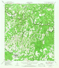 Richland Springs, Texas 1948 (1966) USGS Old Topo Map Reprint 15x15 TX Quad 115310