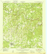 Richland Springs, Texas 1950 () USGS Old Topo Map Reprint 15x15 TX Quad 115312
