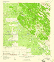 Rosita Lake, Texas 1956 (1959) USGS Old Topo Map Reprint 15x15 TX Quad 116472