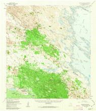 Saltillo Ranch, Texas 1956 (1963) USGS Old Topo Map Reprint 15x15 TX Quad 116591