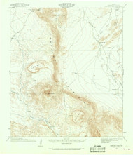 Santiago Peak, Texas 1917 (1968) USGS Old Topo Map Reprint 15x15 TX Quad 111441