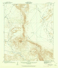 Santiago Peak, Texas 1917 (1962) USGS Old Topo Map Reprint 15x15 TX Quad 111442