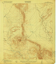 Santiago Peak, Texas 1918 () USGS Old Topo Map Reprint 15x15 TX Quad 128444