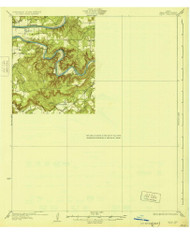 Lipan, Texas 1931 () USGS Old Topo Map Reprint 15x15 TX Quad 128517