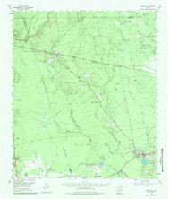 Saragosa, Texas 1955 (1984) USGS Old Topo Map Reprint 15x15 TX Quad 111451